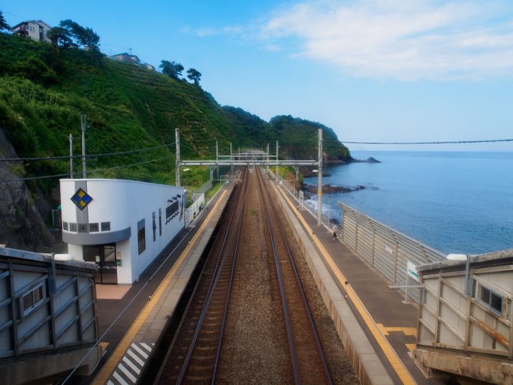 《能看见海的车站》新泻篇：青海川站、有间川站、米山站......