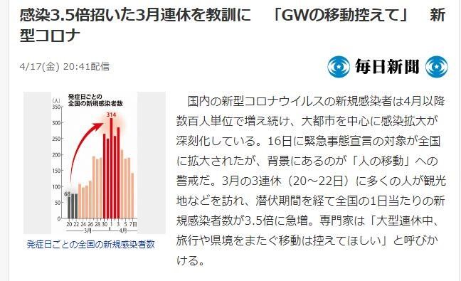 5月黄金周变“宅家周”，日本新冠疫情防控迎来新一轮考验