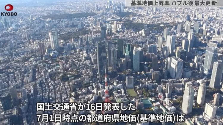 重磅！日本地价暴涨34年来最大，泡沫时代要卷土重来？