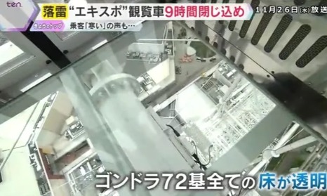 日本最高摩天轮遭雷劈停电！游客半空被困9小时，憋尿到绝望