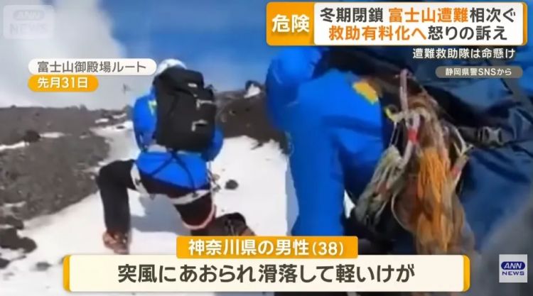 还来?中国20岁男子强闯富士山,摔断脚踝目前生死未卜…日本市长发怒:早就该收钱了 还来?中国20岁男子强闯富士山,摔断脚踝目前生死未卜…日本市长发怒:早就该收钱了
