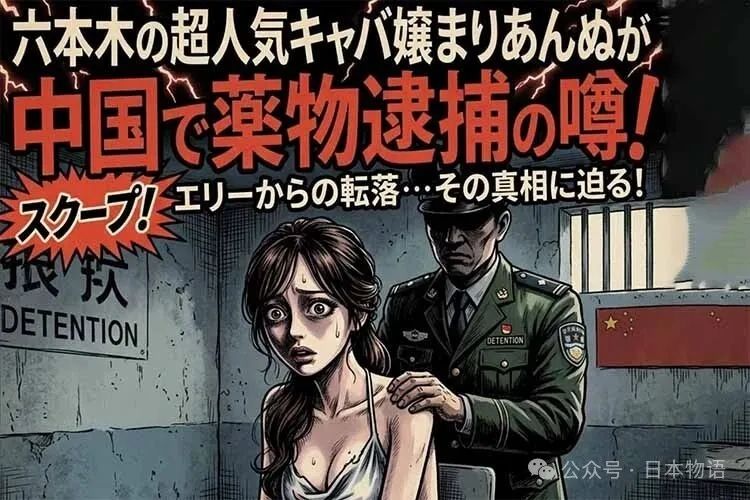 实锤了，日媒爆料六本木高级陪酒女广州运毒被捕，日本网友这样说