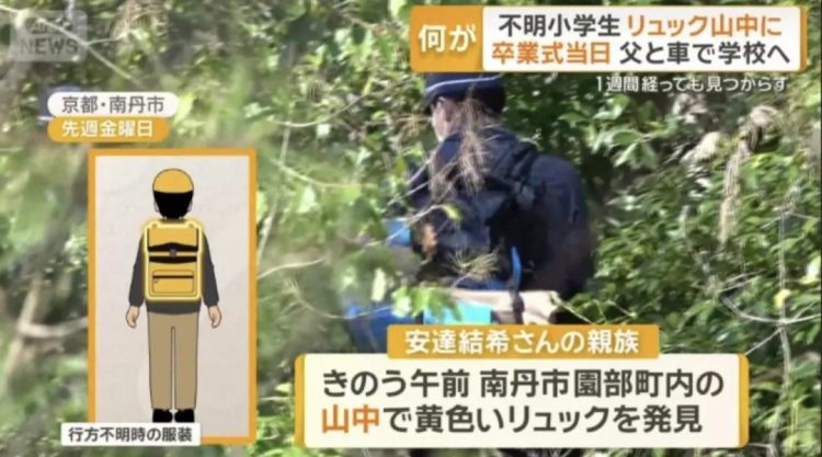 速报:日本小学生在学校停车场失踪,出动500名警力找不到,引发全国关注。 速报:日本小学生在学校停车场失踪,出动500名警力找不到,引发全国关注。